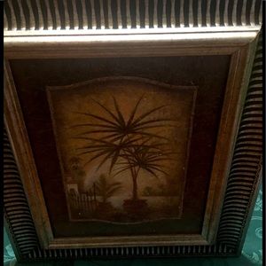 Framed Palm Print-Closet clear out